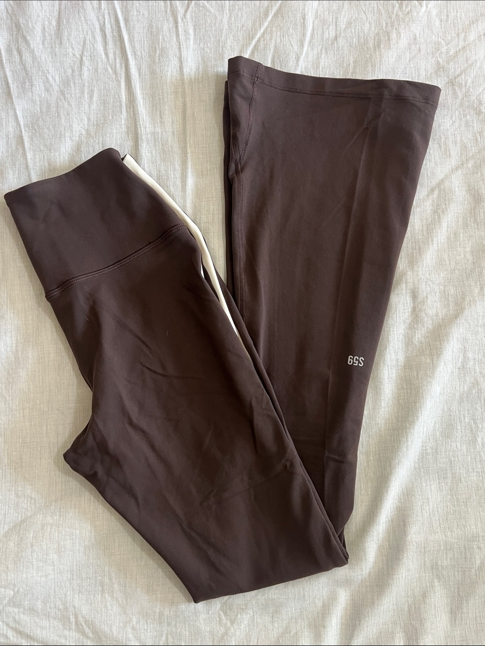 SPLITS59 Flare Leggings Brown XS Stretch Full Length High Rise